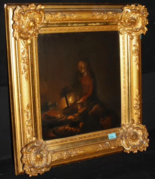 Jan Hendrik van Grootvelt — Mädchen im Laternenschein