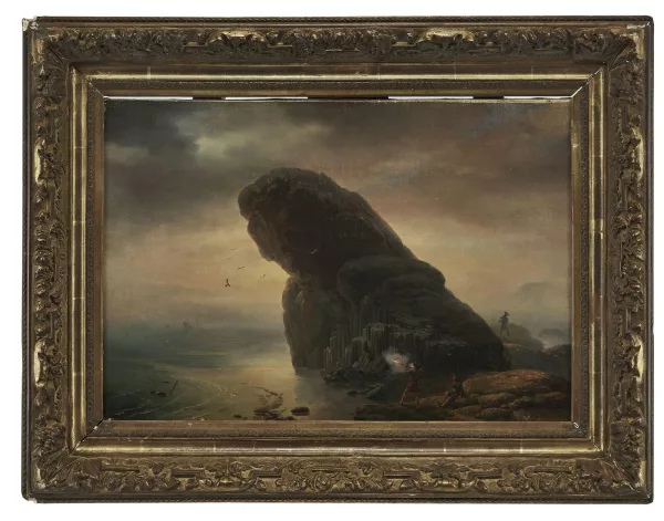 Horace Vernet — Chasseurs sur une côte rocheuse
