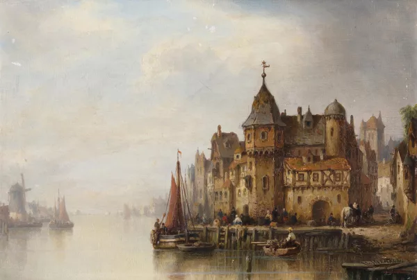 Ludwig Hermann — Hafen von Brügge