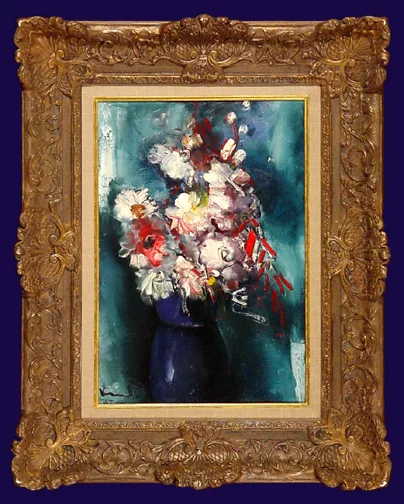 Maurice de Vlaminck — Anémones au pot bleu