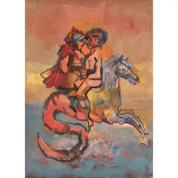 Mino Maccari — I cavalieri del cielo.
