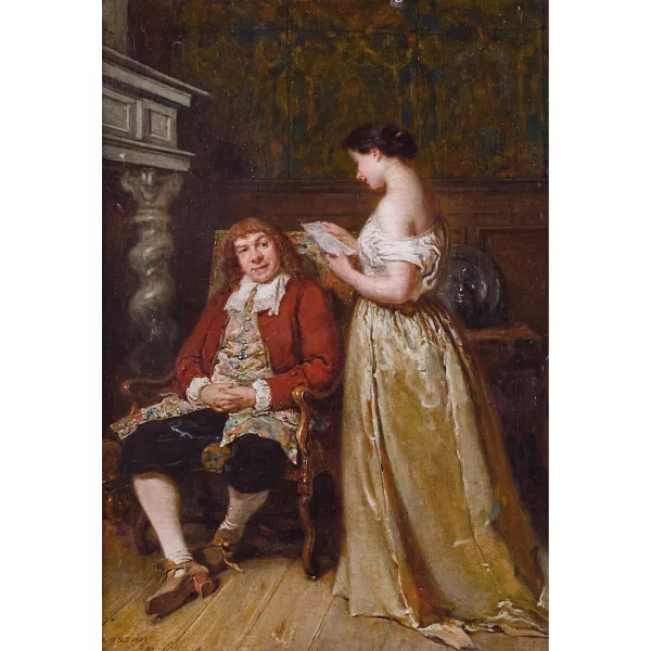 Antoine Emile Plassan — La lettre.