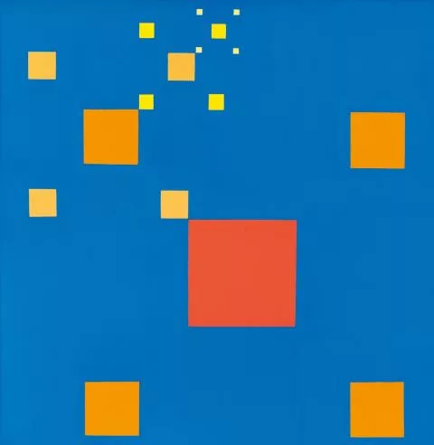 Anton Stankowski — Generationen blau