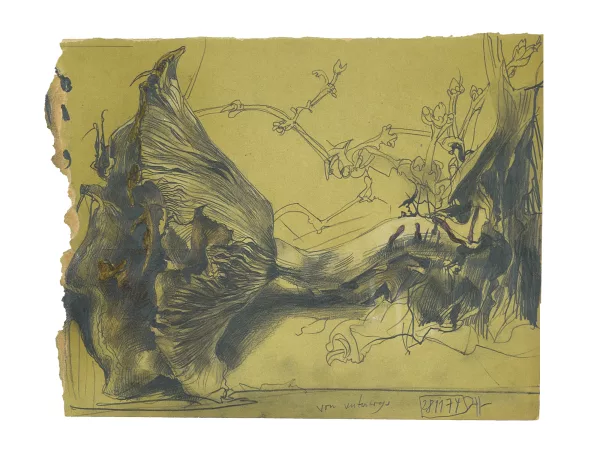 Horst Janssen — Von unterwegs, 1974