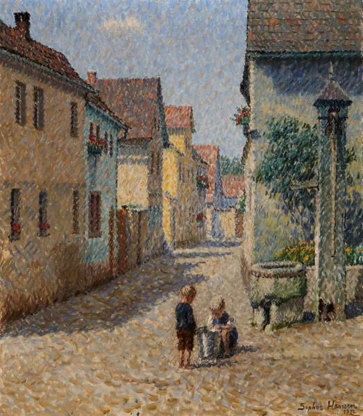 Sophus Hansen — Dorfstrasse Oberweimar