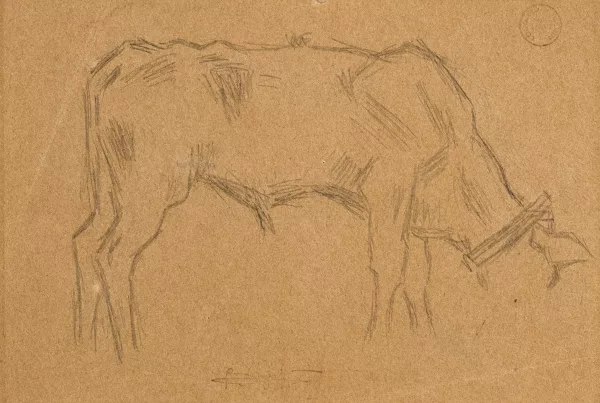 Rembrandt Bugatti — Etude de veau,