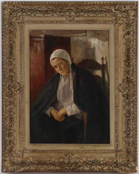 Wally Moes — Femme sur son fauteuil,