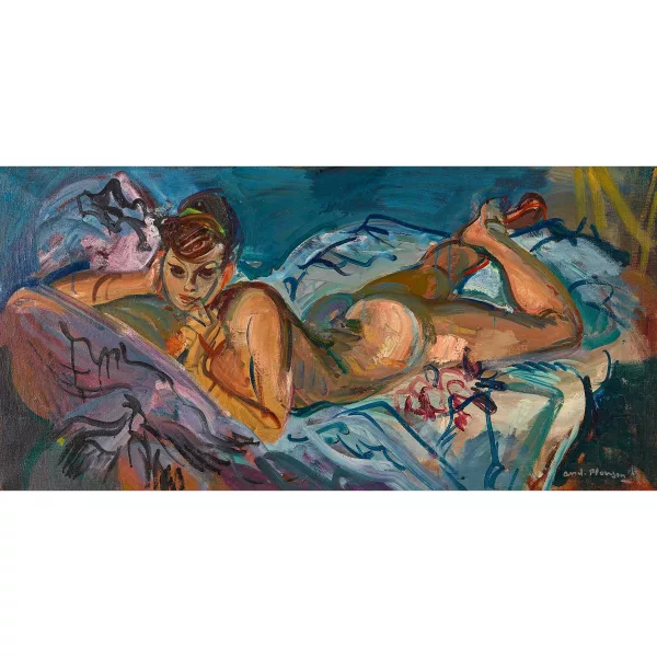 André Planson — Liegender weiblicher Akt.