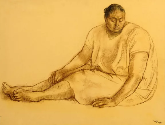 Francisco Zúñiga — Mujer pensativa, 1966