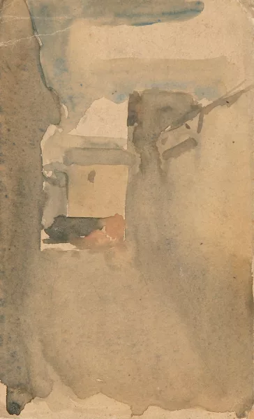 Giorgio Morandi — Cortile di Via Fondazza, 1956