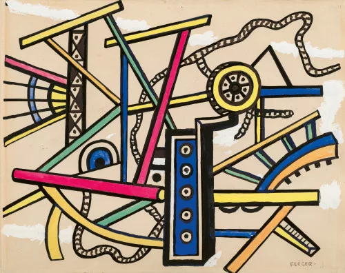 Fernand Léger — Die Schnitterin, 1953