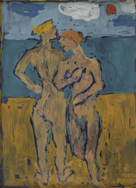 Fikret Moualla — Femmes nues sur la plage