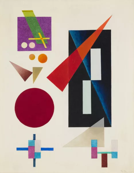 Rudolf Bauer — "Blue Point",