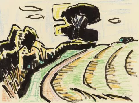Karl Schmidt-Rottluff — Wegbiegung