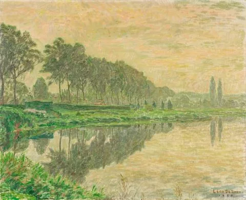 Léon de Smet — Flusslandschaft