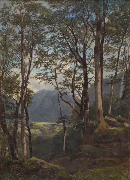 Philippe George — Jean-Philippe GEORGE-JULLIARD (1818–1888), Vue d’un sous-bois