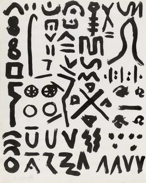 A. R. Penck — Sans titre