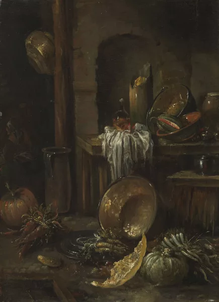 Willem Kalf — Nachfolger Küchenstillleben