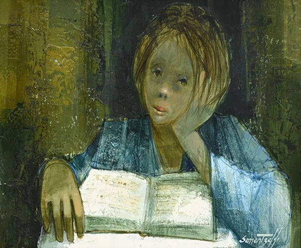 Michel Sementzeff — Jeune fille lisant