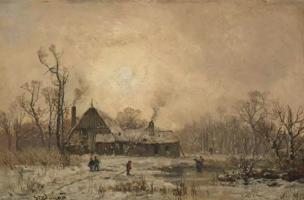 Adolf von Stademann — Winterlandschaft