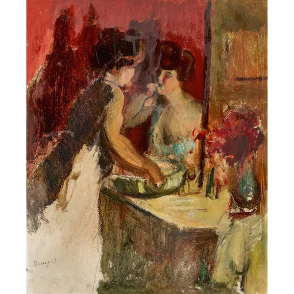 Joaquím Sunyer — Frau bei der Toilette.