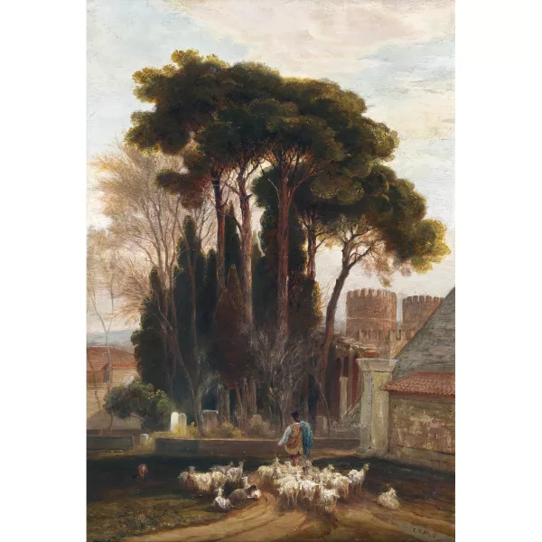 Charles Earle — "Keats's Grave. Rome".