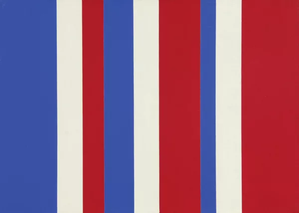 Andreas Brandt — Blau-Rot, 1970
