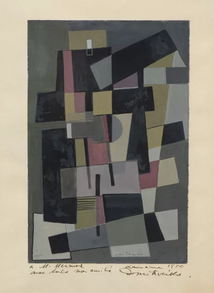 Pierre Dmitrienko — Pierre DMITRIENKO (1925-1974), 'Sans titre' (1950)