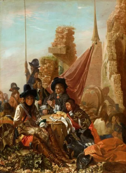 Nicolaes van Galen — Rastende Herren