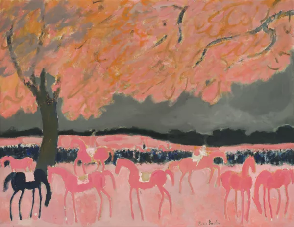 André Brasilier — « Festa equestre in rosa a Fère en Tardenois. Aisne »