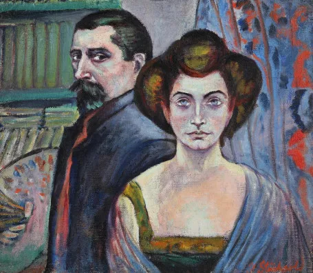 Stanisław Stückgold — Autoportrait avec son épouse, vers 1910