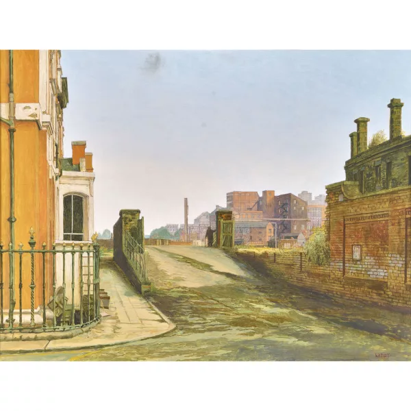 Fritz Kreidt — Strassenansicht in einer Stadt.