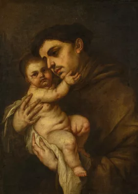 Alonso Cano — Antonius mit Christuskind