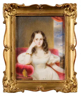 Alois Anreiter — Mädchenbildnis, 1835