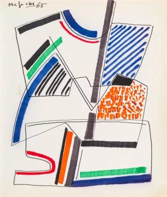 Alberto Magnelli — Untitled, 1965