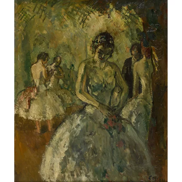 Jean Louis Marcel Cosson — Danseuses de ballet avant l’entrée en scène