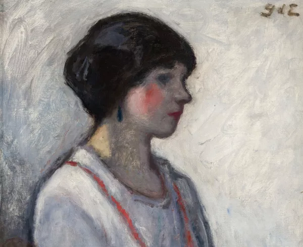 Georges d'Espagnat — Portrait de jeune fille,