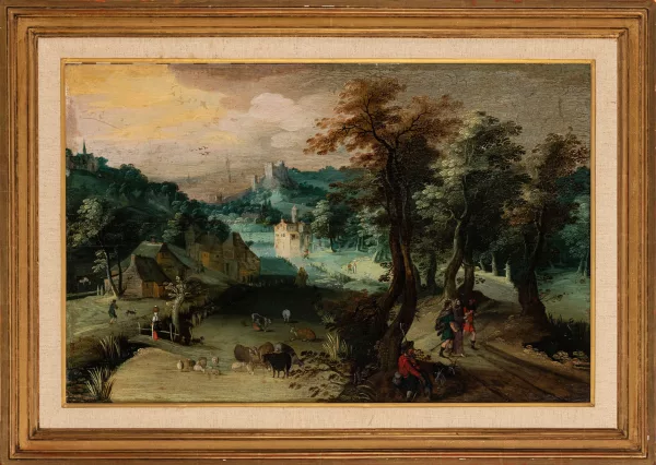Jacob Grimmer — Suiveur de Jacob Grimmer — Les pèlerins d'Emmaüs