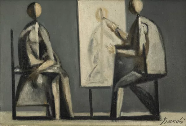 Duilio Barnabè — Le peintre et son modèle