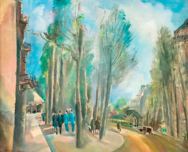 Hermine David — La place du village