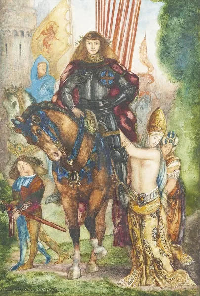Gustave Moreau — "Reîtres et Captives".