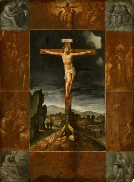 Gillis Mostaert — Kreuzigung Christi