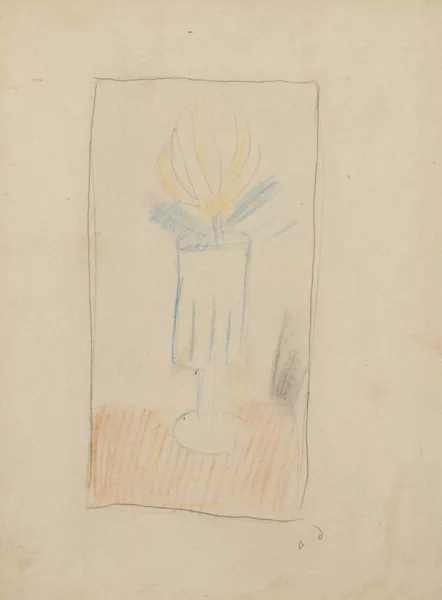André Derain — Fleur dans un verre