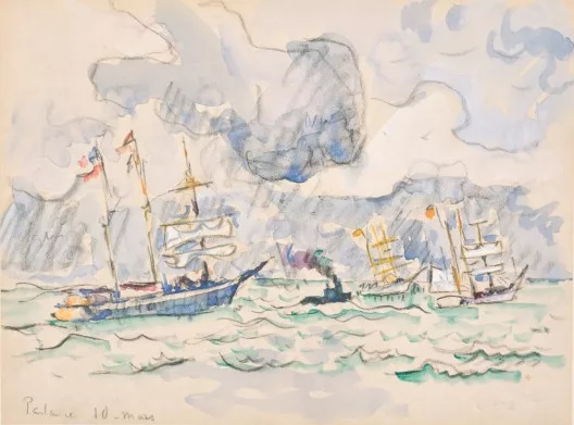 Paul Signac — La Partance, St. Malo, 1930
