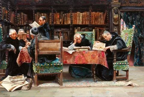José Gallegos y Arnosa — In der Bibliothek