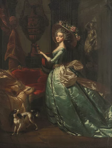 Louis François Gerard van der Puyl — Attribué à Puyl, Louis François Gerard van der — zugeschrieben Bildnis der Madame Eleonora Sullivan (gem