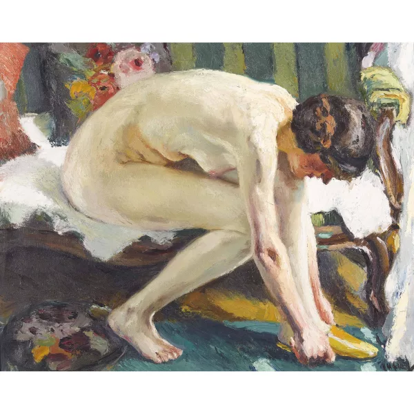 Edward Cucuel — « La pantoufle jaune ».