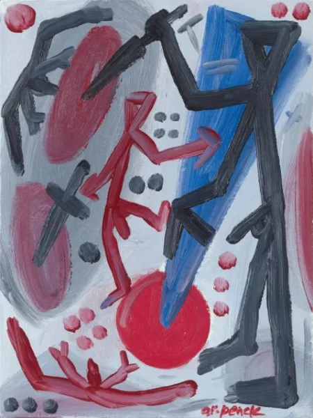 A. R. Penck — Zentralalarmruhemasse