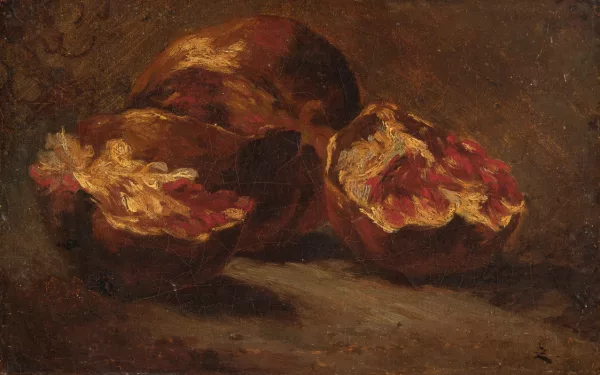 Félix Ziem — Attribué à Ziem, Félix — zugeschrieben Stilleben mit Granatäpfeln