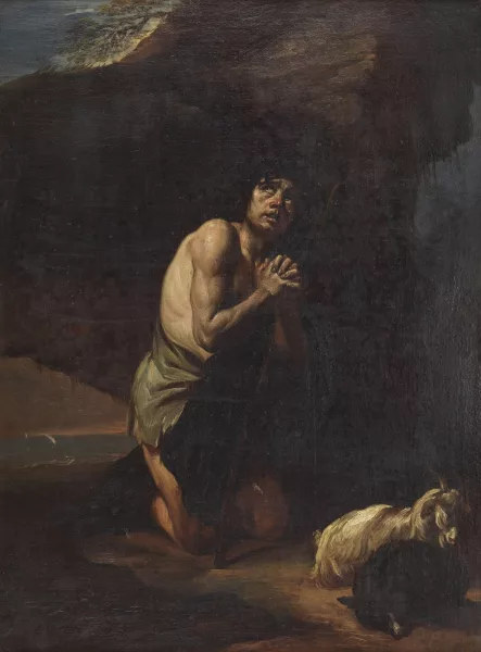 Giacinto Brandi — Attribué à Giacinto Brandi — Saint Jean-Baptiste